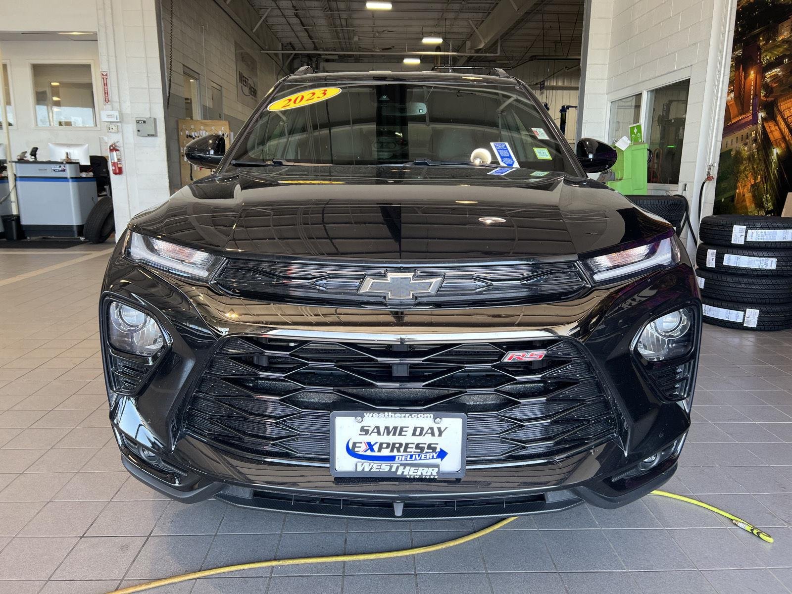 Used 2023 Mosaic Black Metallic Chevrolet RS image 3