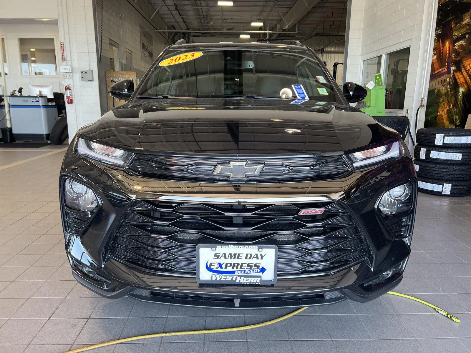 Used 2023 Mosaic Black Metallic Chevrolet RS image 3