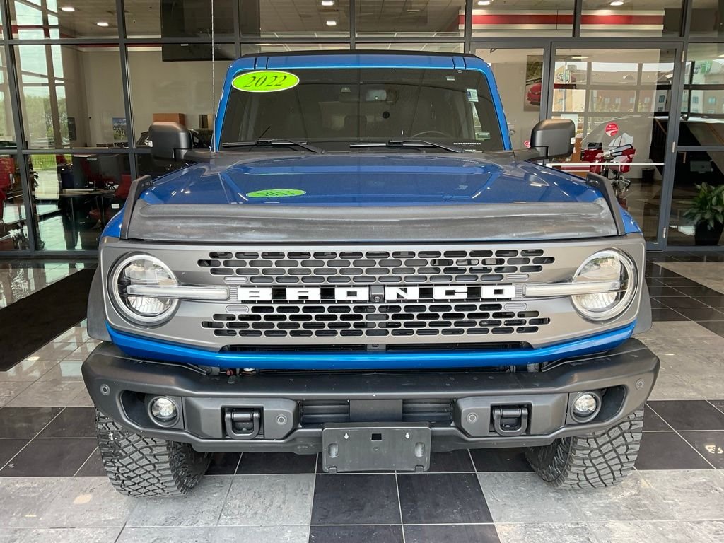Used 2022 Ford Bronco 4-Door Badlands with VIN 1FMEE5DP5NLA93756 for sale in Kansas City