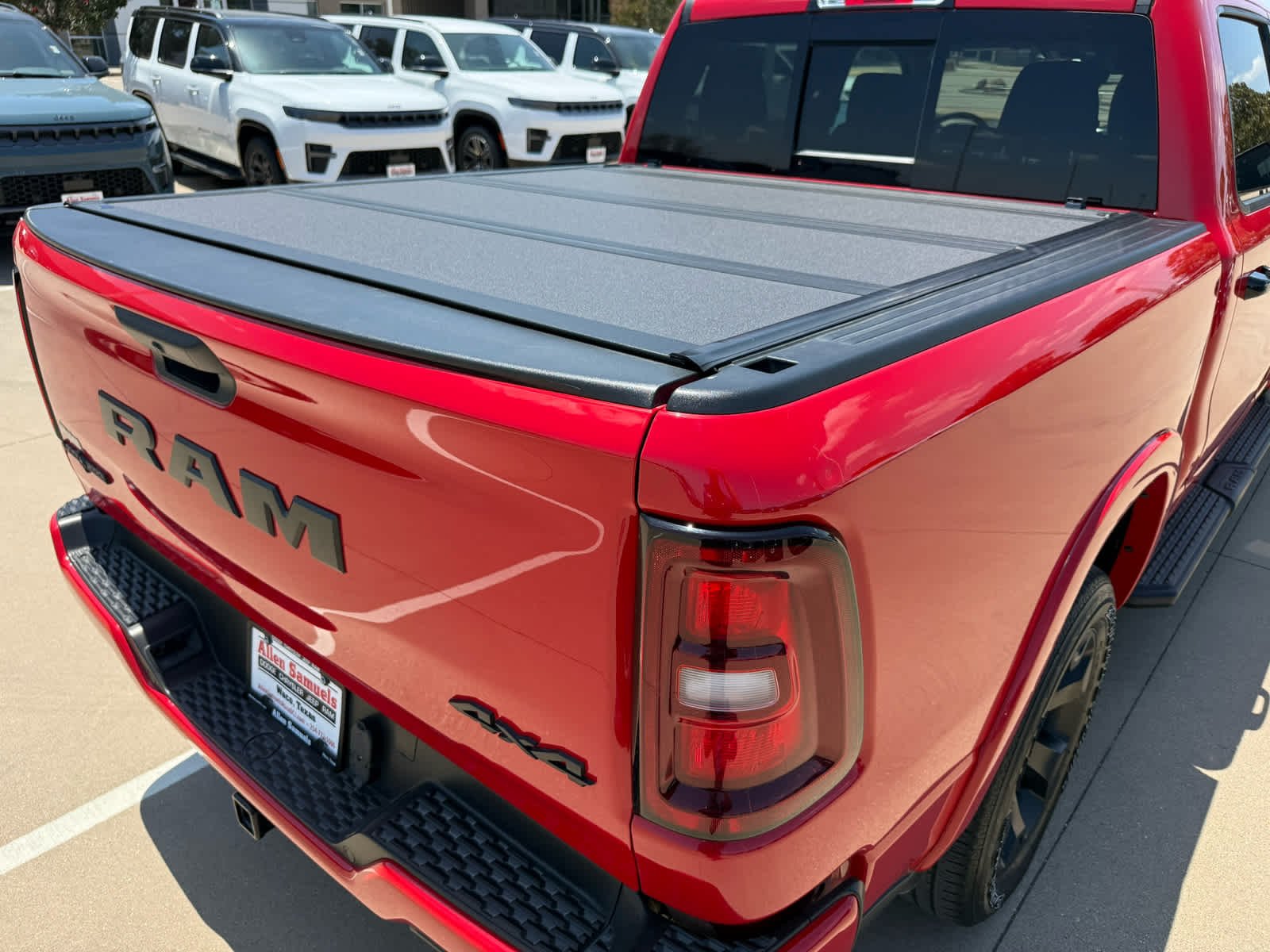 Used 2025 Flame Red Clearcoat Ram Lone Star image 12
