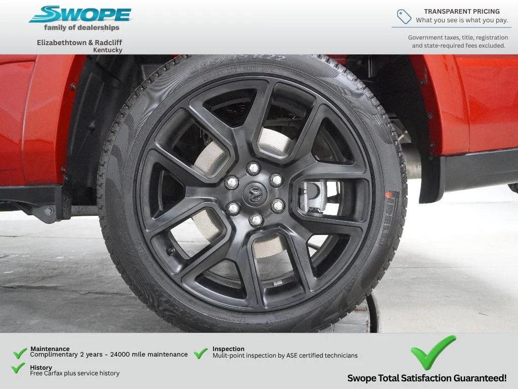 New 2026 Molten Red Pearl-Coat Exterior Paint RAM Laramie image 28