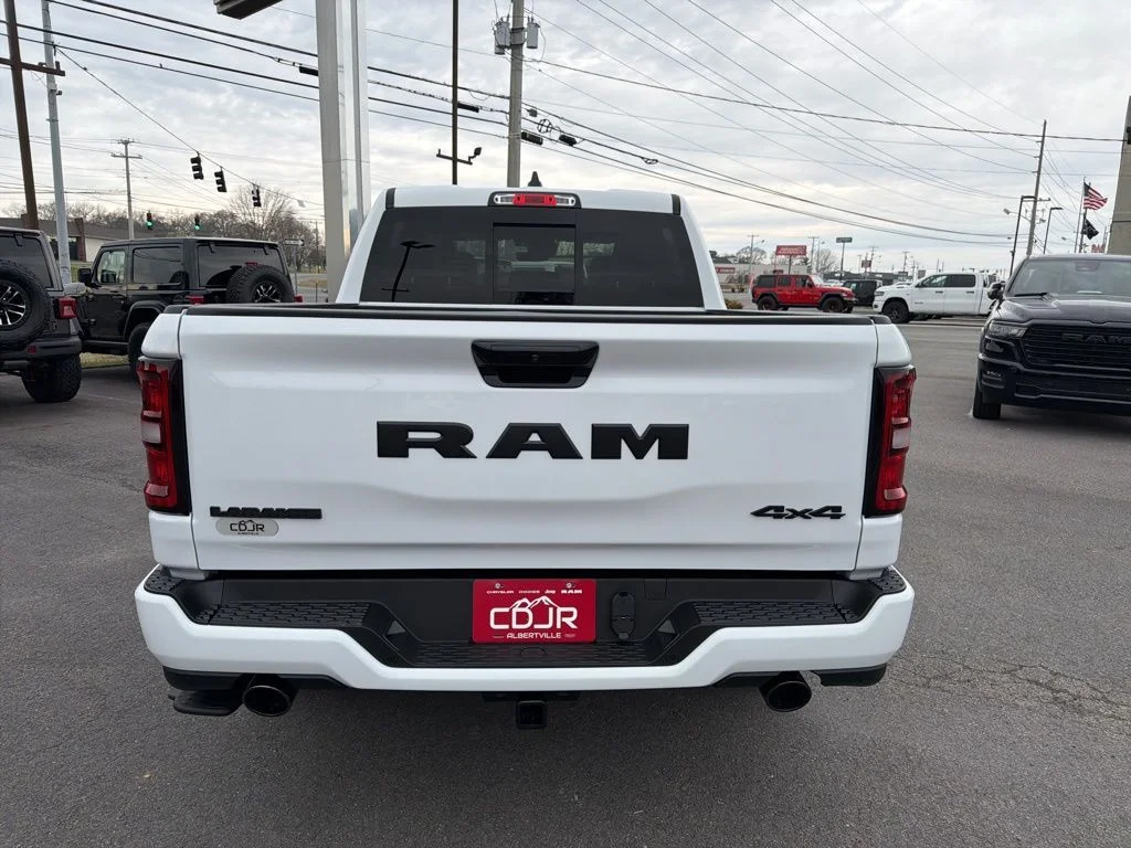 New 2026 Bright White Clear-Coat Exterior Paint RAM Laramie image 8