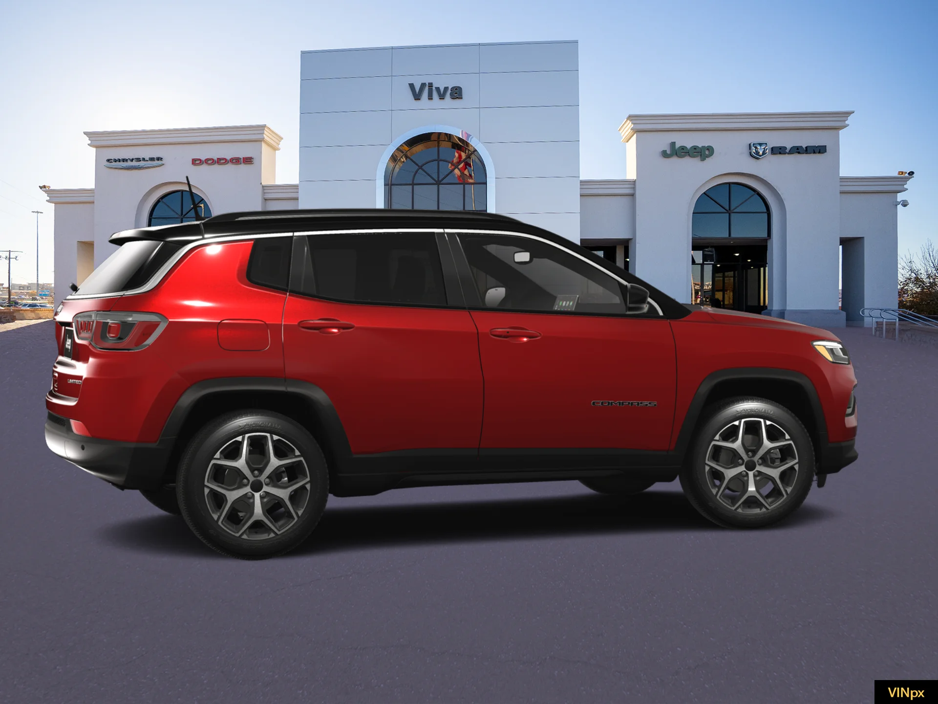 New 2026 Red Hot Pearl-Coat Exterior Paint Jeep Limited image 27