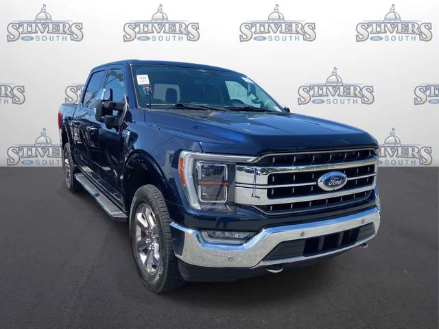 Certified Used 2023 Antimatter Blue Metallic Ford Lariat image 1