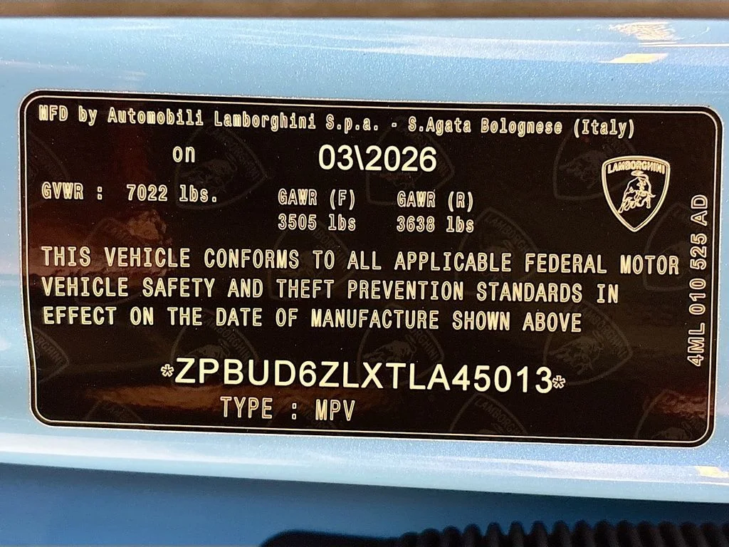 New 2026 Blue Lamborghini SE image 35