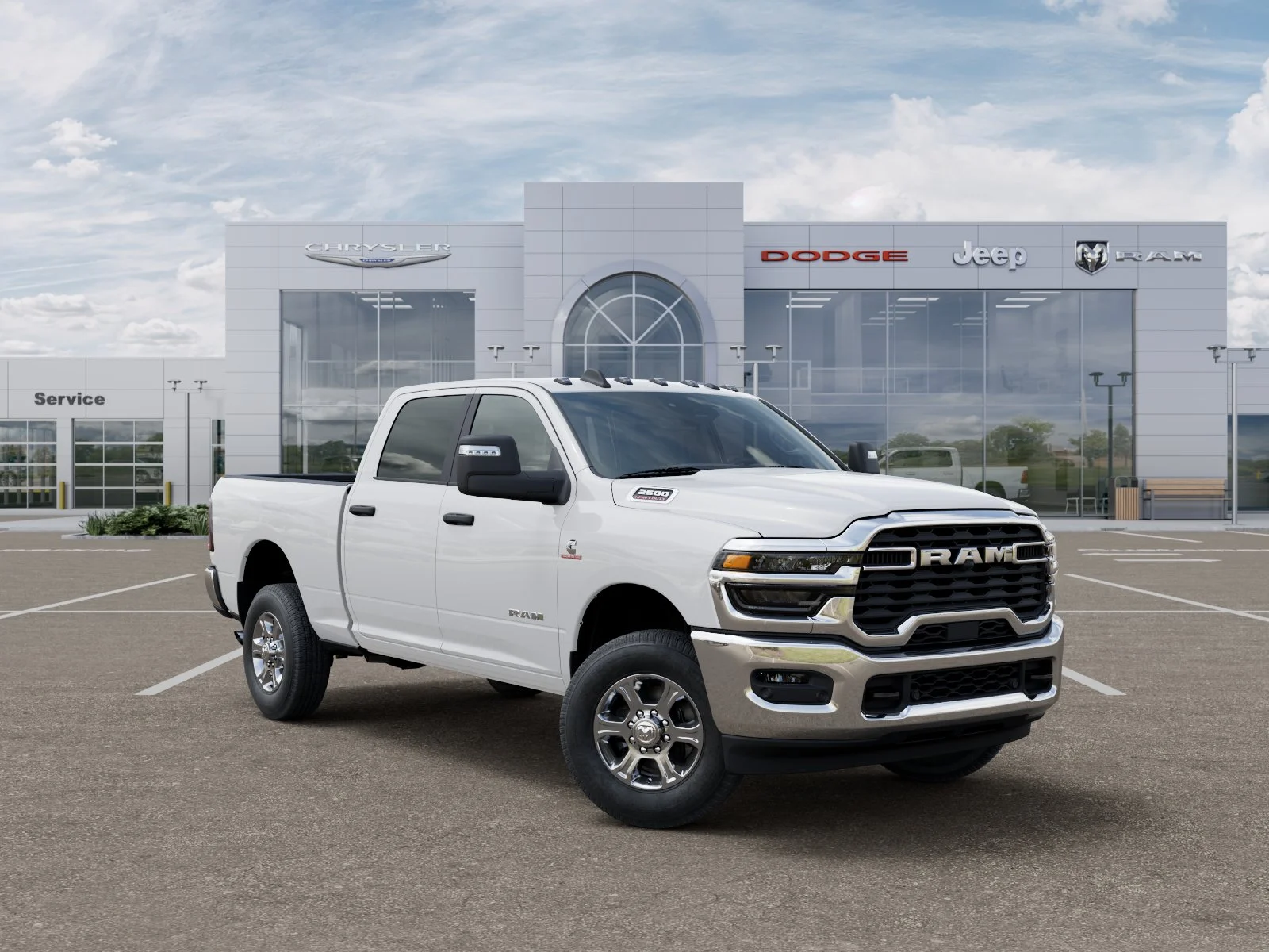 New 2026 Bright White Clearcoat RAM Big Horn image 32