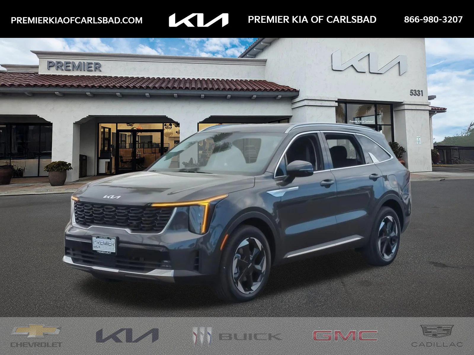 New 2026 Interstellar Gray Kia EX image 1