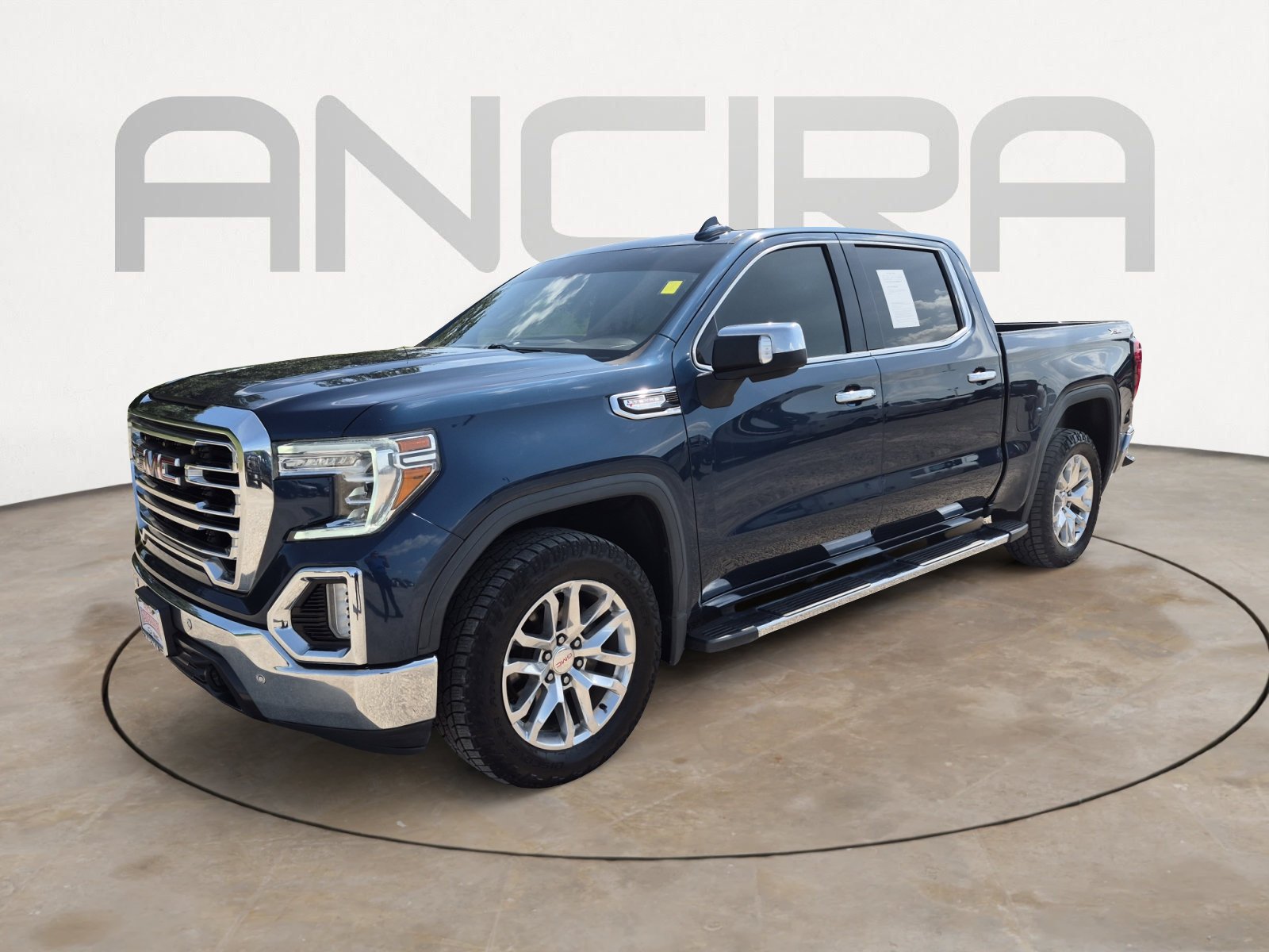 Used 2022 PACIFIC BLUE METALLIC GMC SLT image 6