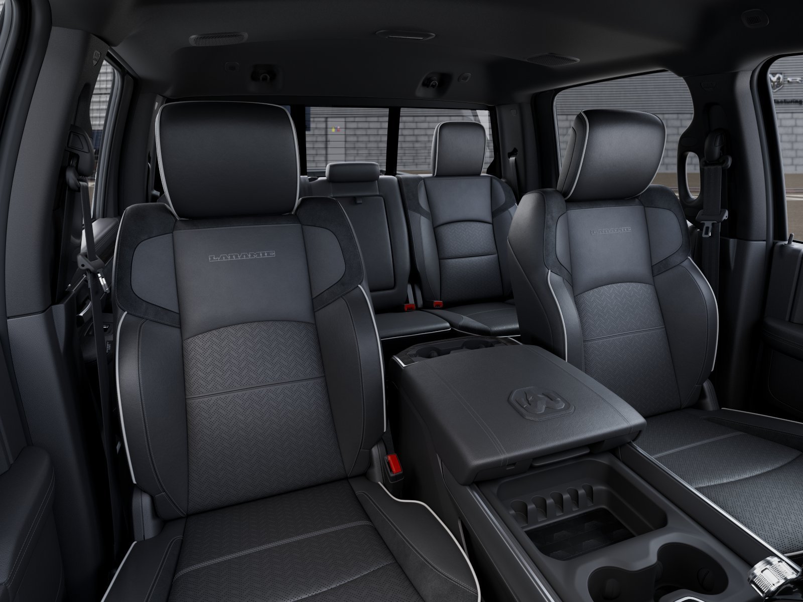New 2026 Ceramic Gray Clear-Coat Exterior Paint RAM Laramie image 9