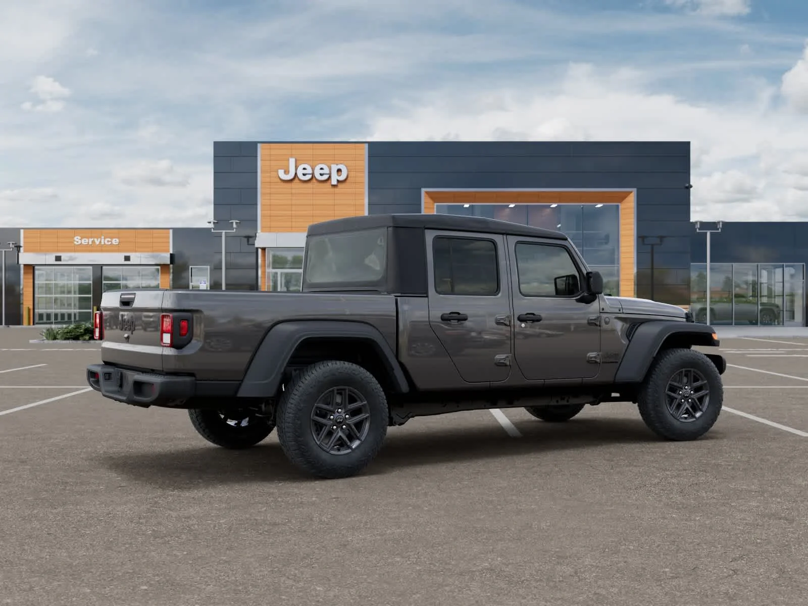 New 2026 Granite Crystal Metallic Clearcoat Jeep Sport S image 4