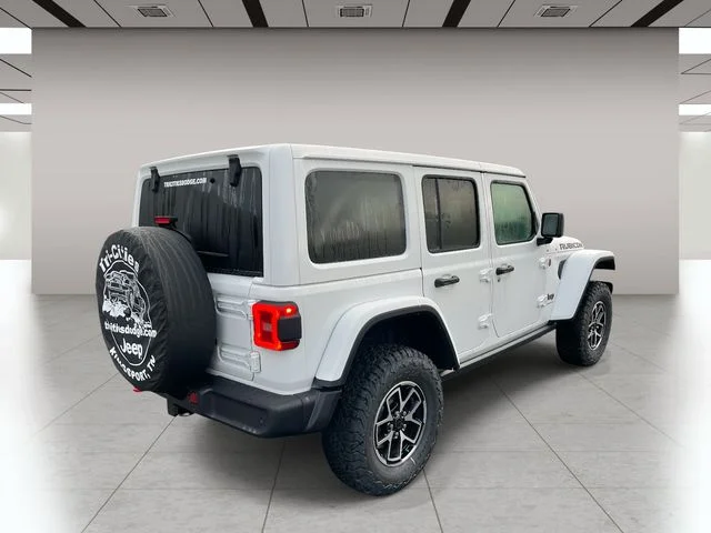 New 2026 Bright White Clear-Coat Exterior Paint Jeep Rubicon image 3