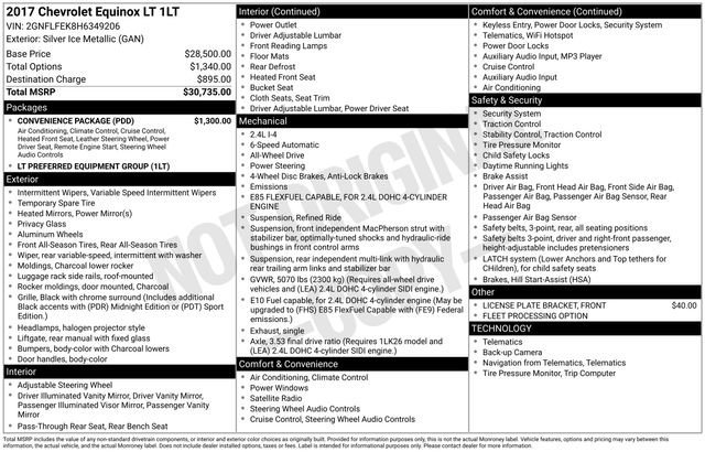 2017 Chevrolet Equinox LT