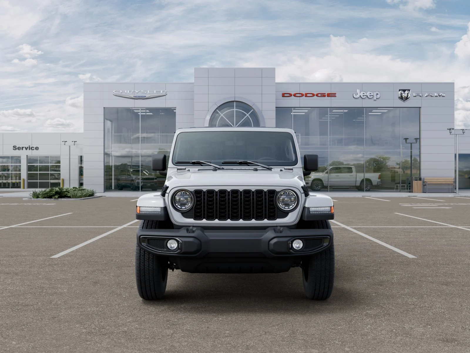 New 2026 Bright White Clearcoat Jeep Sport S image 28