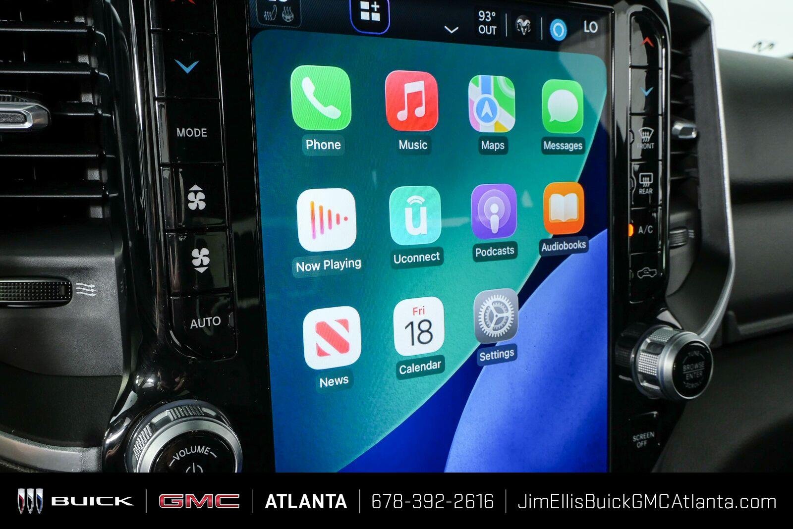 Used 2023 Granite Crystal Metallic Clearcoat Ram Big Horn image 15