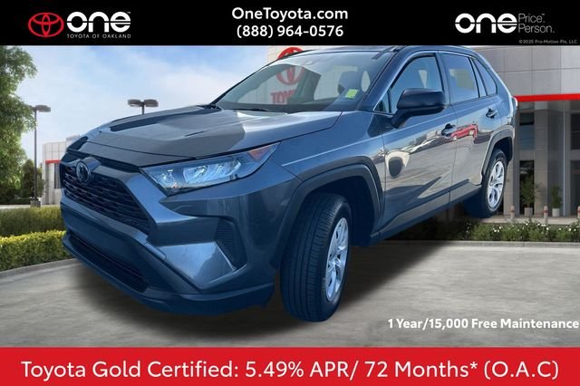Certified Used 2020 Gray Toyota LE image 1