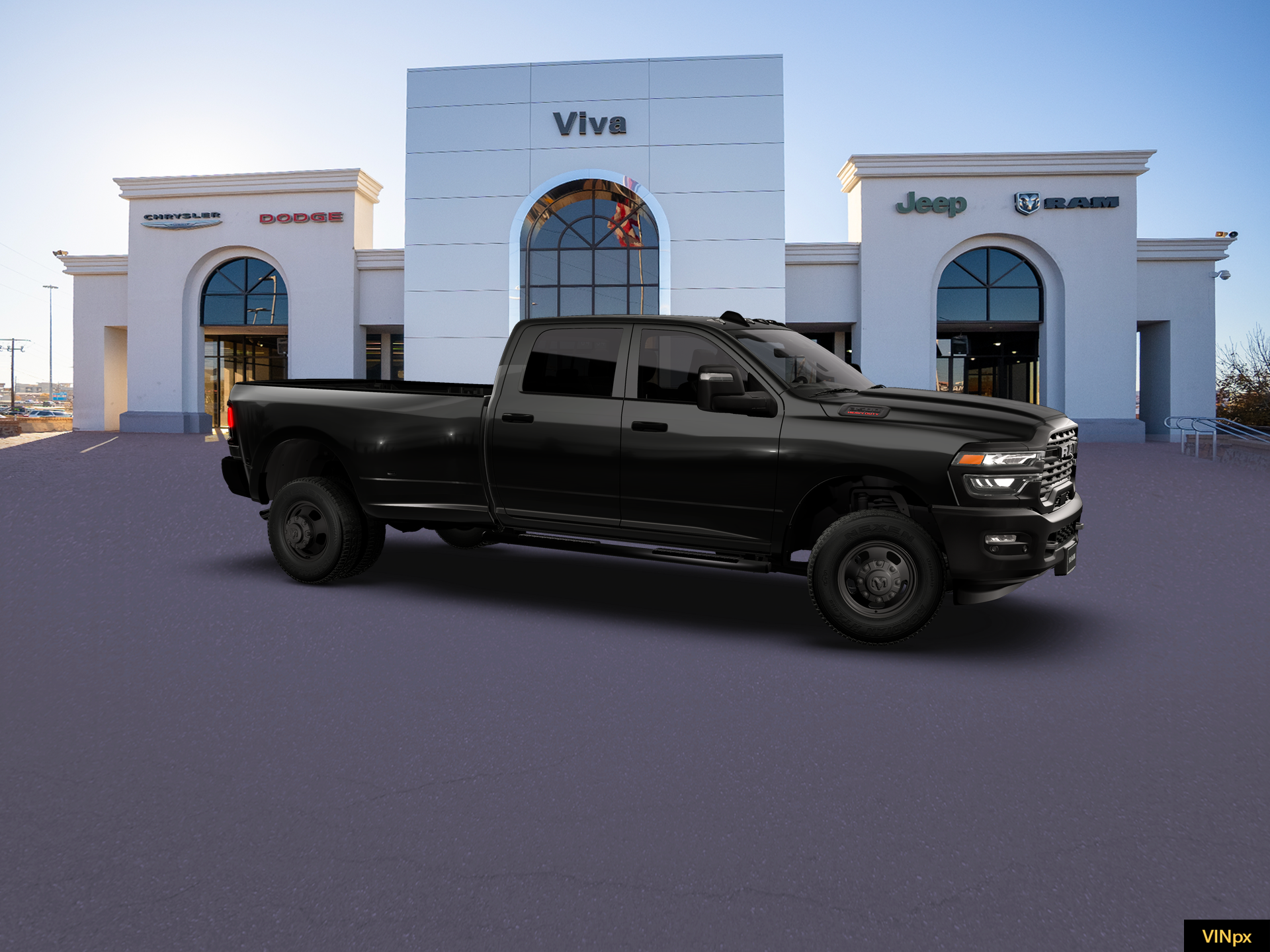 New 2026 Diamond Black Crystal Pearl-Coat Exterior Paint RAM Tradesman image 10