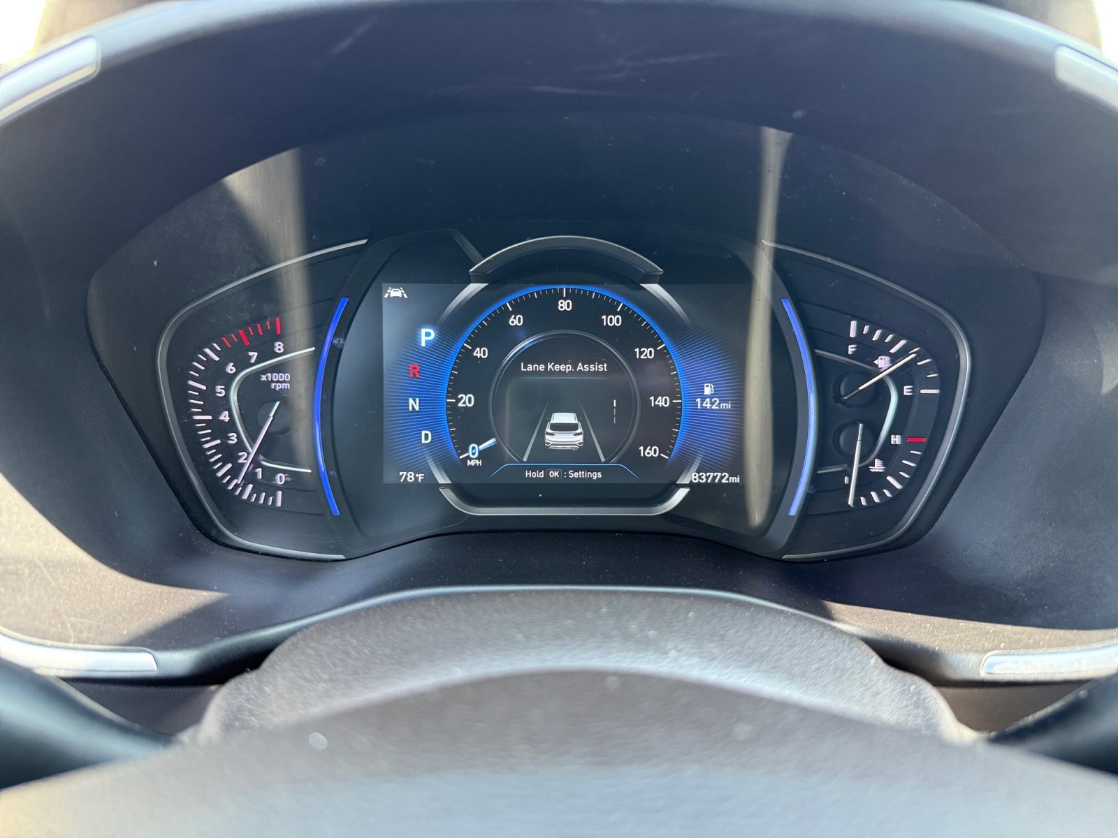 Used 2020 Shimmering Silver Pearl Hyundai SEL image 11