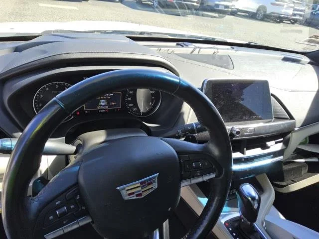 Used 2023 Crystal White Tricoat Cadillac Premium Luxury image 4