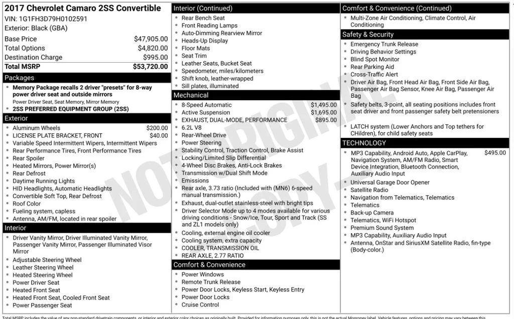 Used 2017 Black Chevrolet SS image 2