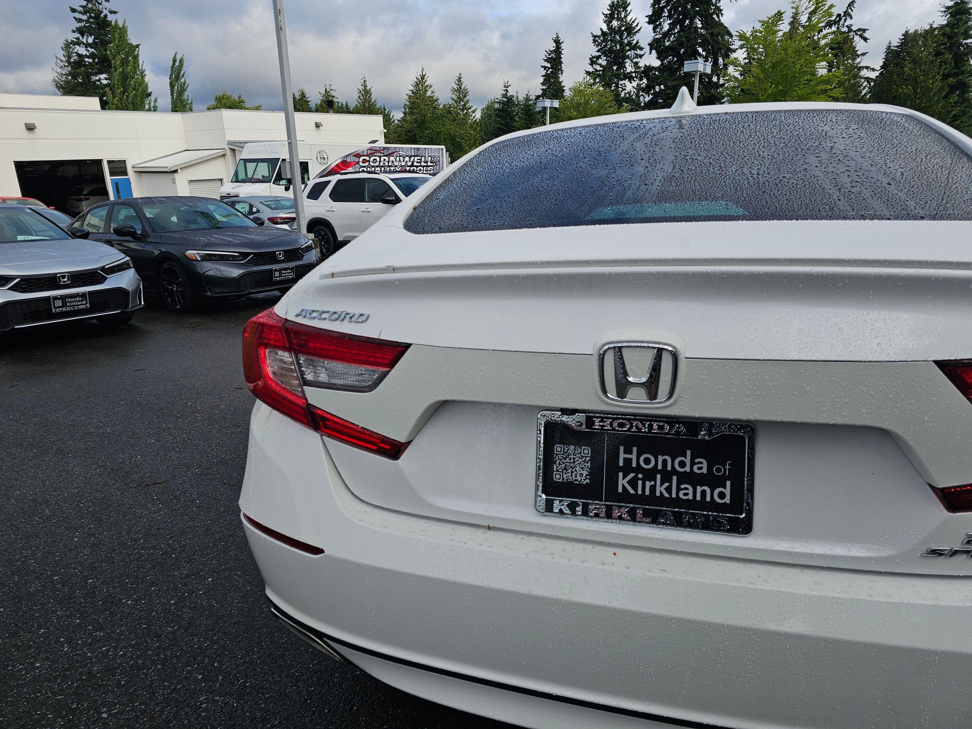 Used 2020 Platinum White Pearl Honda Sport 2.0T image 15