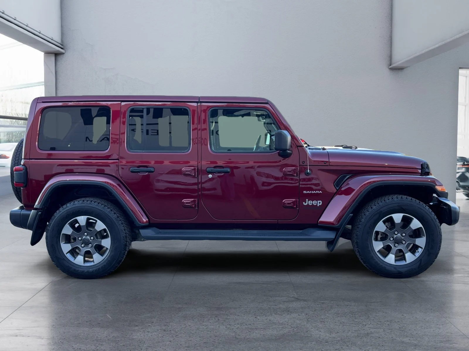 Certified Used 2021 Snazzberry Pearl Jeep Unlimited Sahara image 6