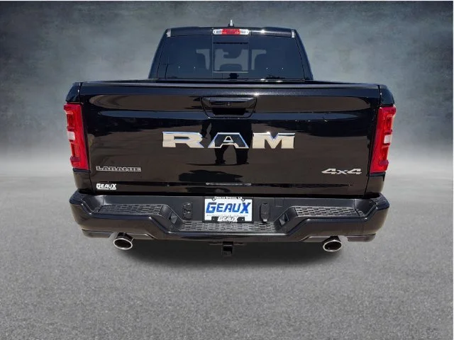 New 2027 Diamond Black Crystal Pearl-Coat Exterior Paint RAM Laramie image 6