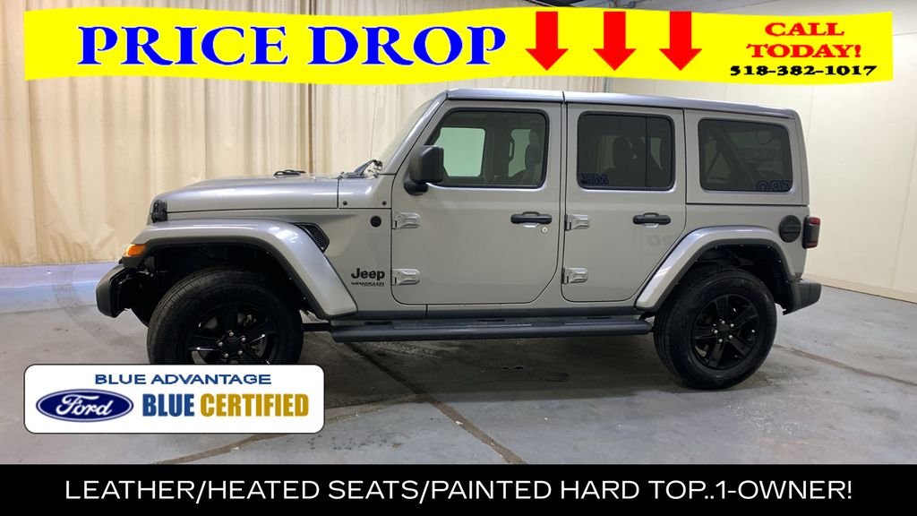 Certified Used 2021 Billet Silver Metallic Jeep Unlimited Sahara Altitude image 6