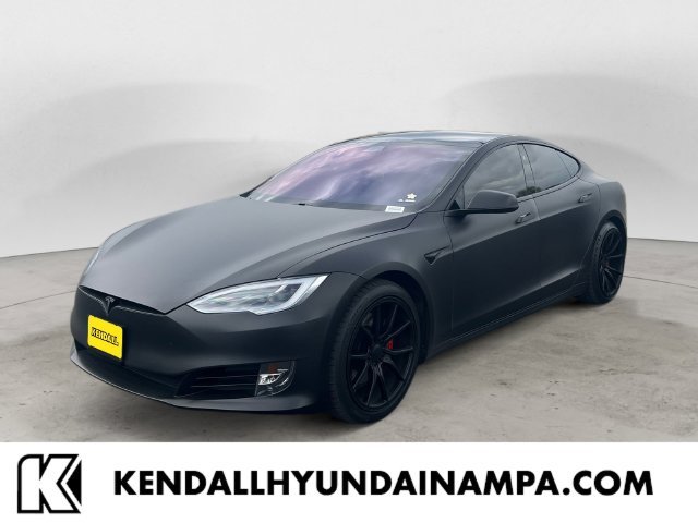 Used 2020 Black Tesla Performance image 1
