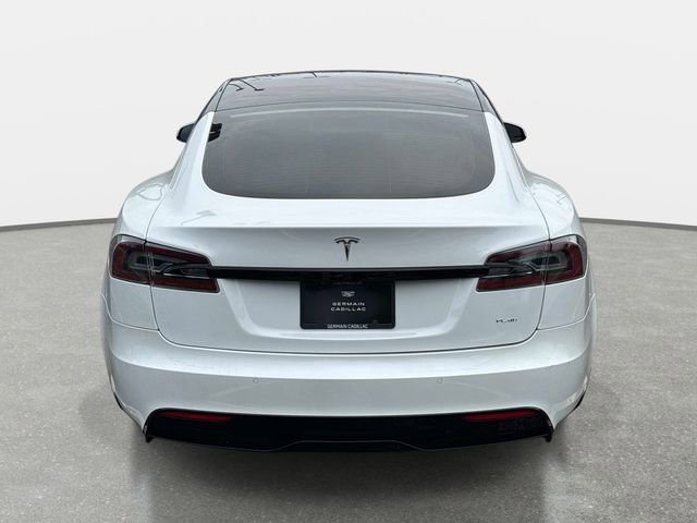 Used 2021 White Tesla Plaid image 4