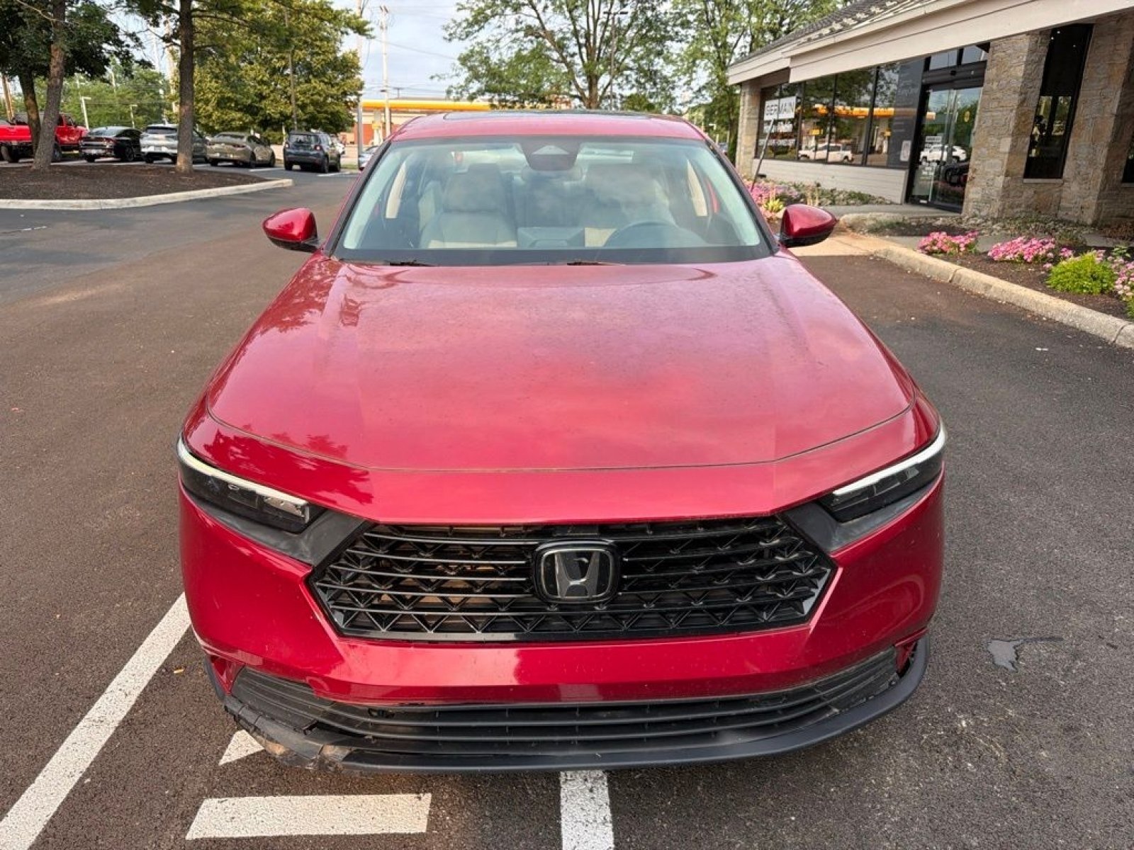 Certified Used 2023 Radiant Red Metallic Honda EX image 4