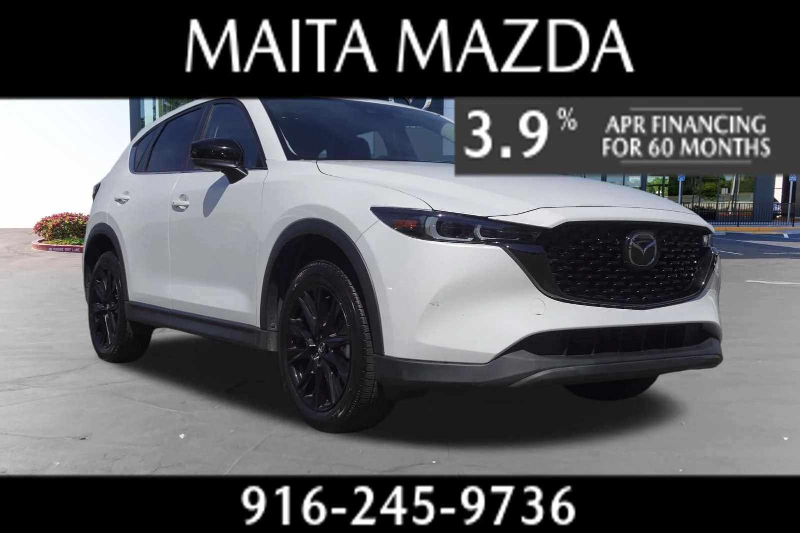 Certified Used 2025 Rhodium White Metallic Mazda 2.5 S Carbon Edition image 1