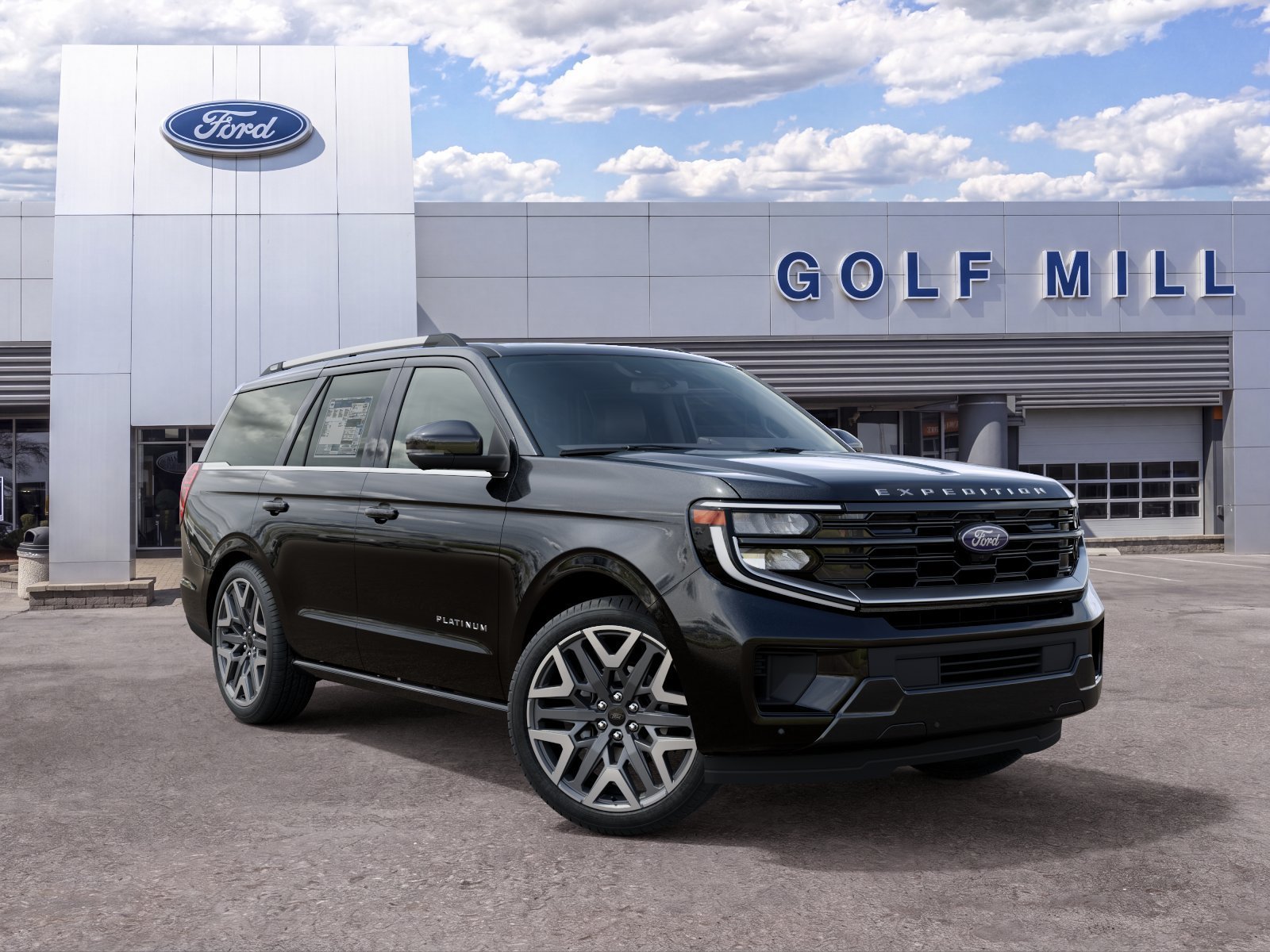 New 2027 Agate Black Metallic Ford Platinum image 7