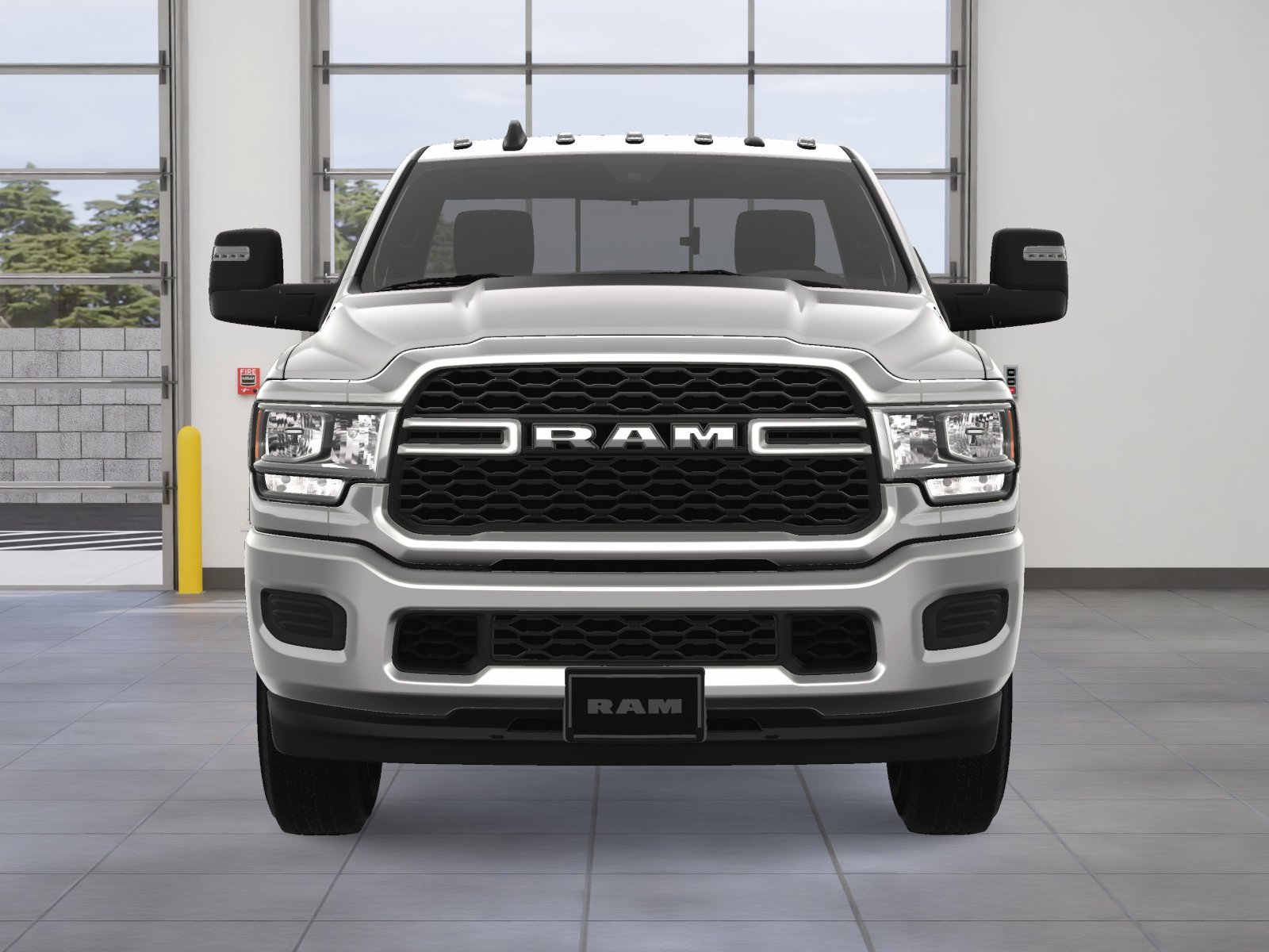 New 2024 Bright White Clear-Coat Exterior Paint RAM Tradesman image 45