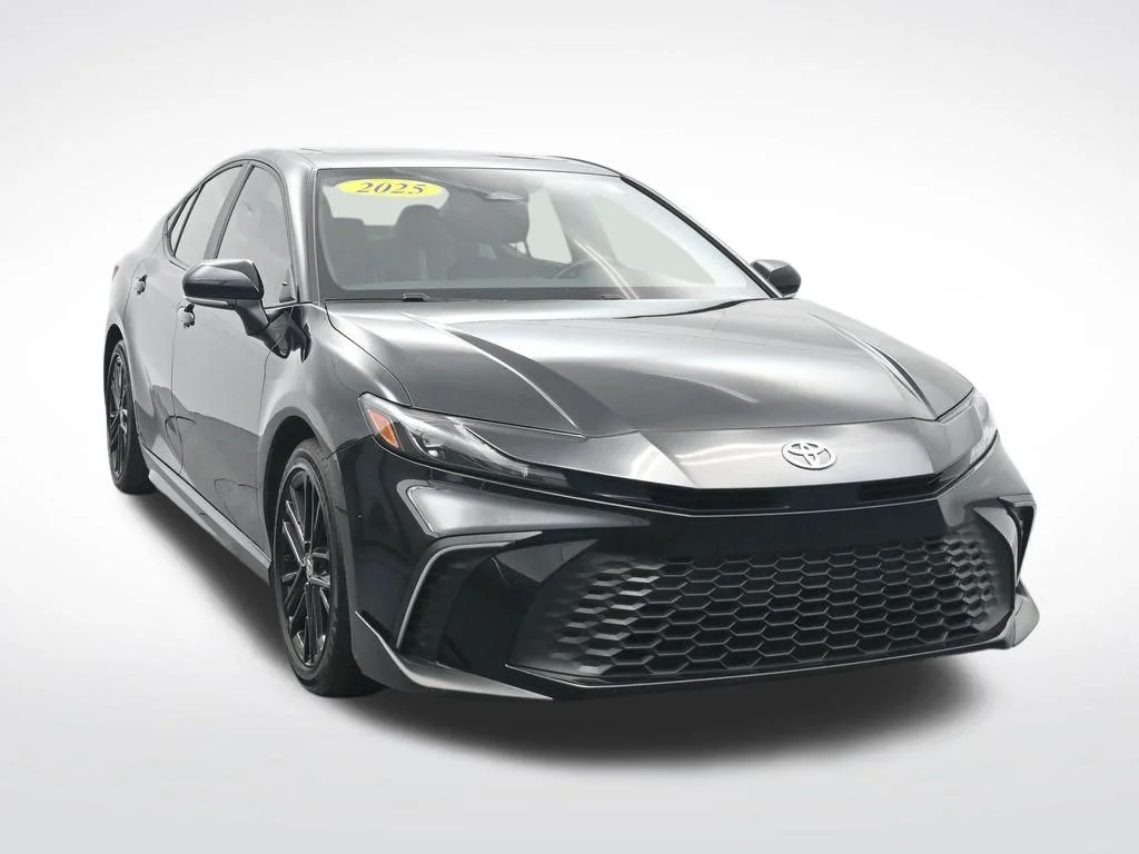 Used 2025 Black Toyota SE image 3