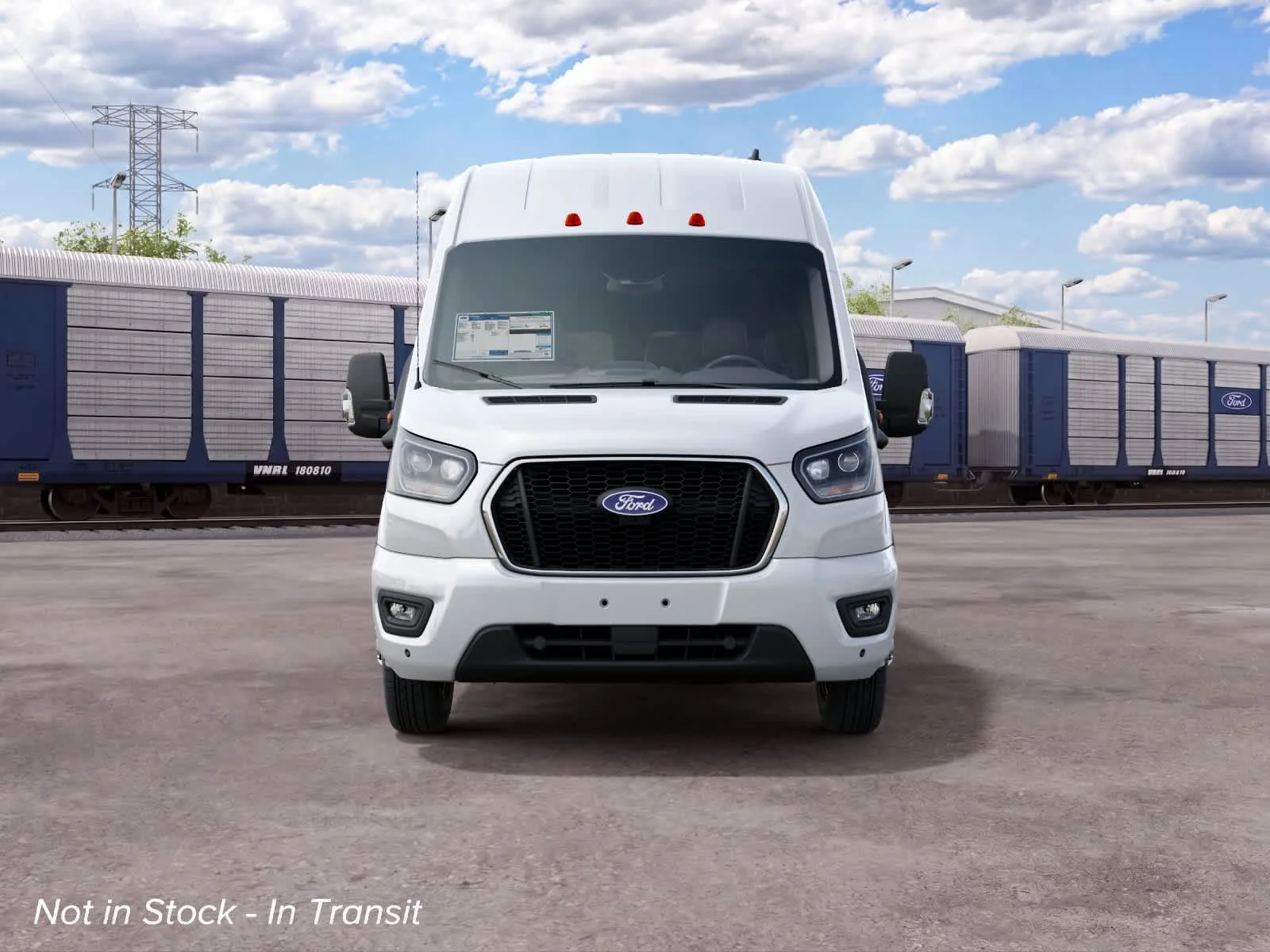 New 2027 Oxford White Ford Passenger Van XLT image 3