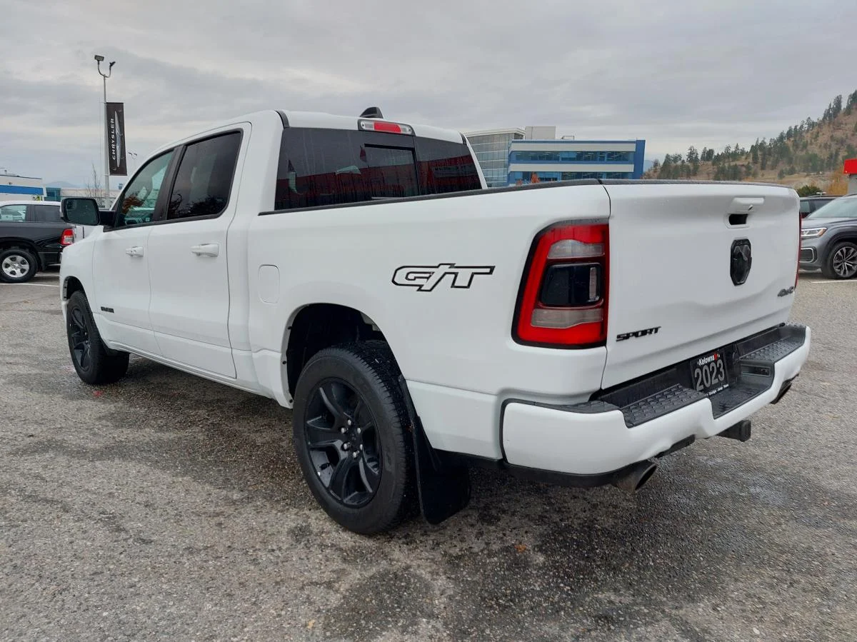 Used 2023 White RAM Sport 4x4 Crew Cab 5