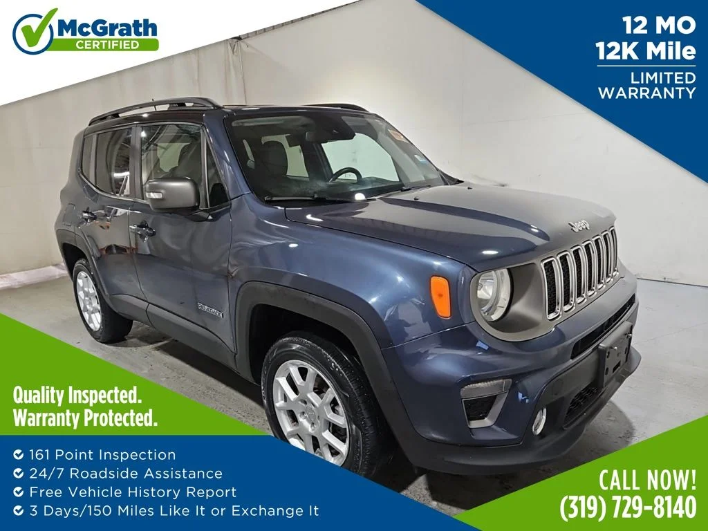 Used 2021 Blue Jeep Limited image 1