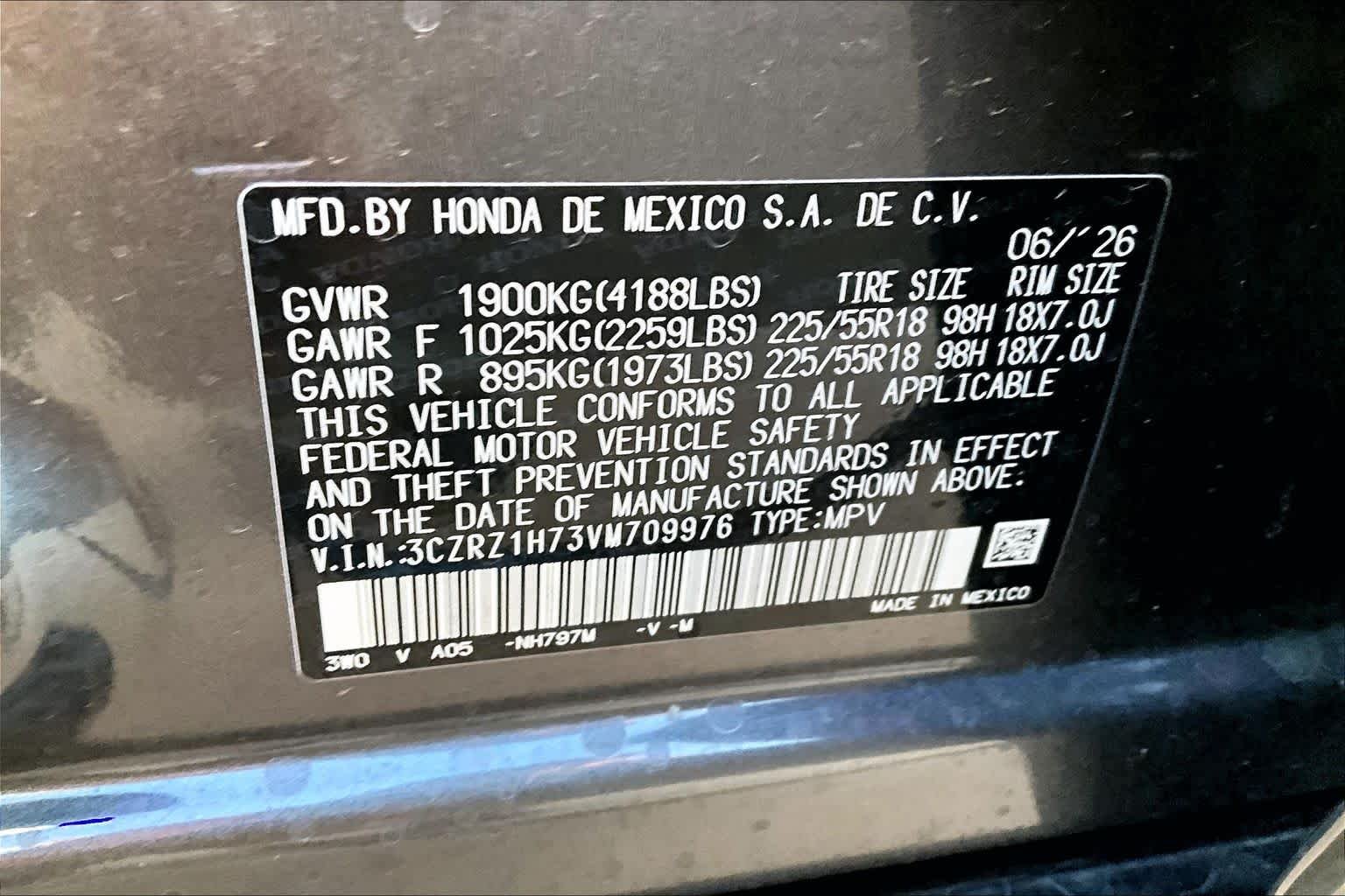 Used 2027 Modern Steel Metallic Honda EX-L image 34