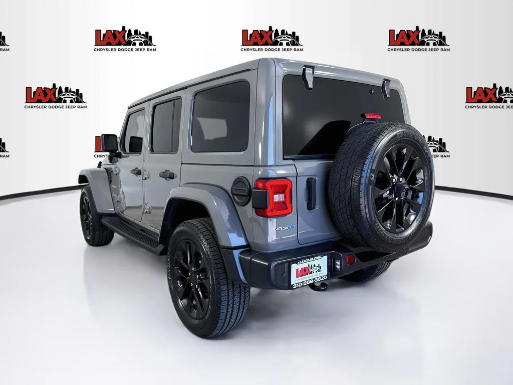 Used 2021 Gray Jeep Unlimited Sahara 4xe image 5