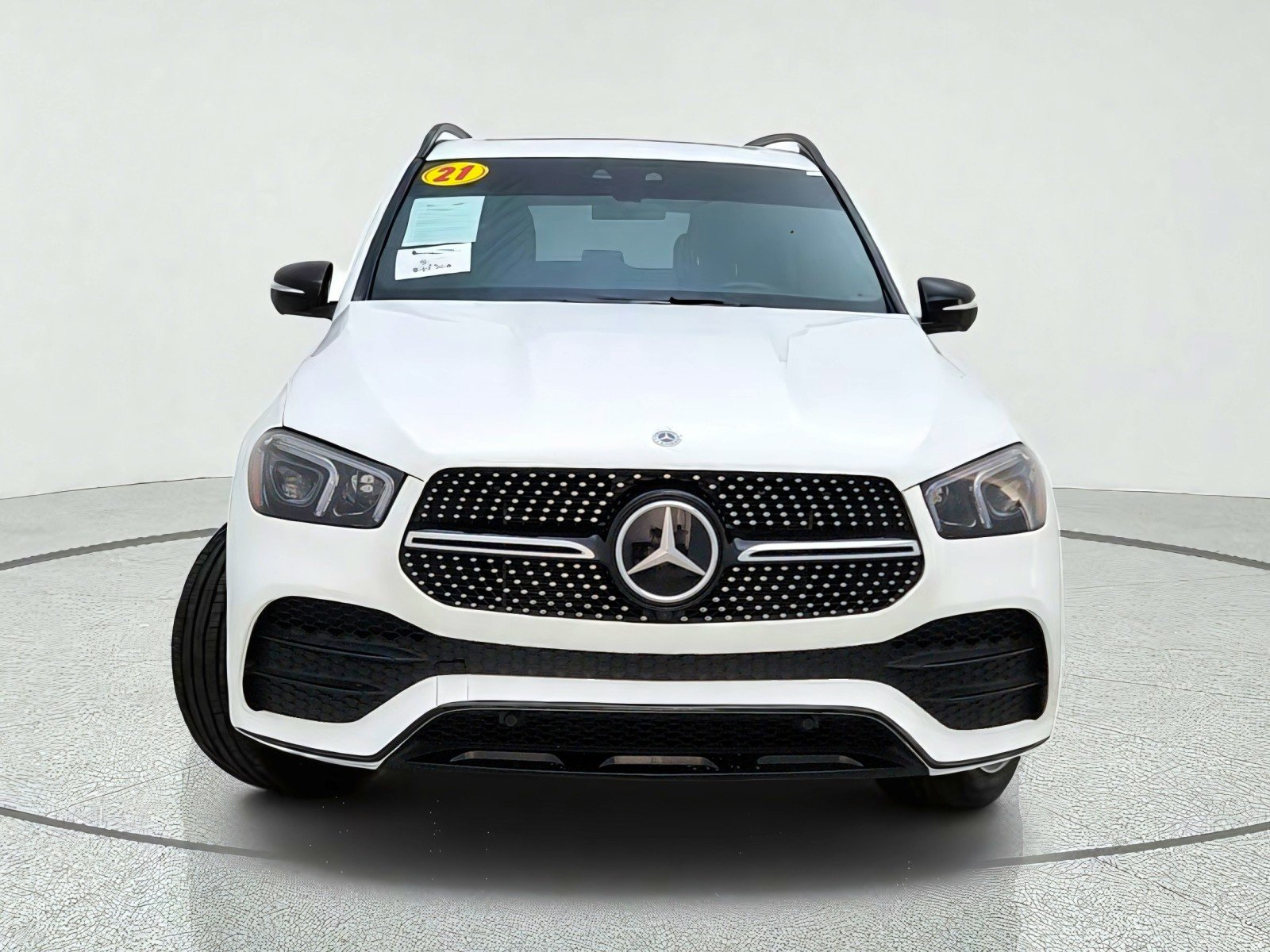 Certified Used 2021 Polar White Mercedes-Benz GLE 350 image 3