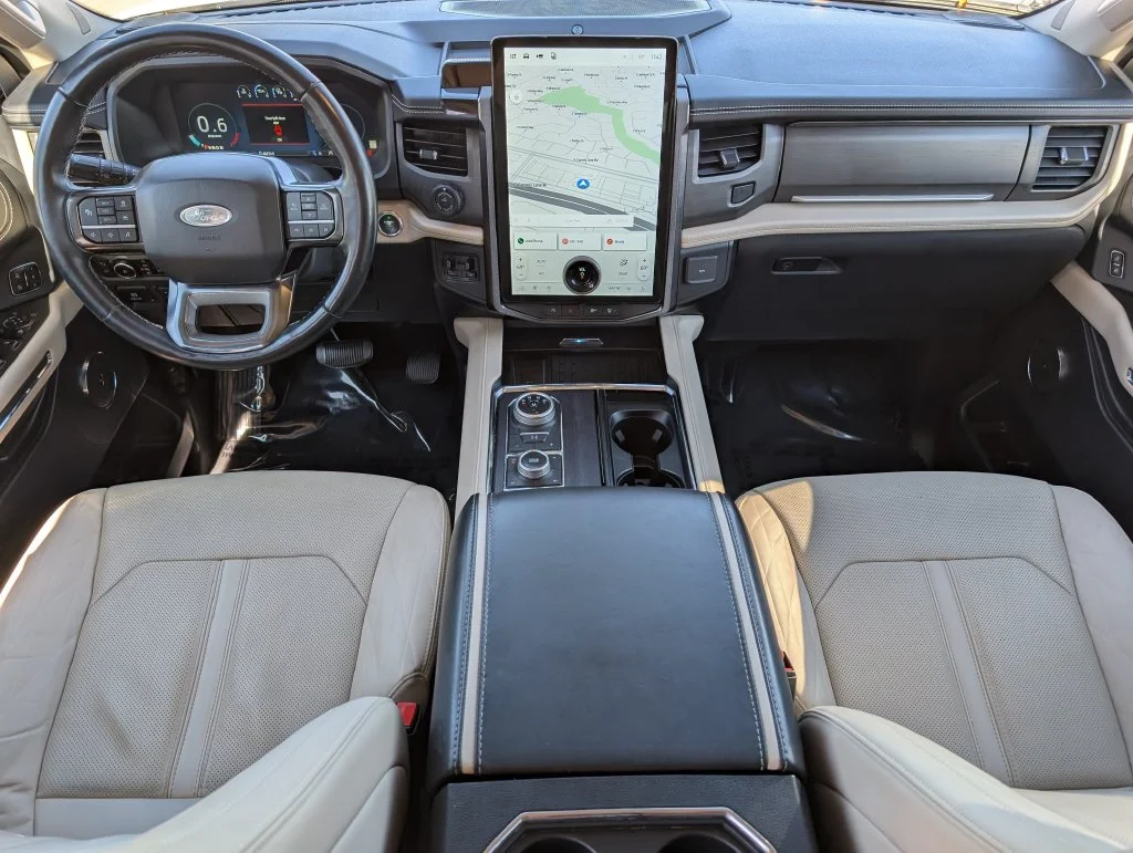 Used 2024 White Metallic Ford Platinum image 22
