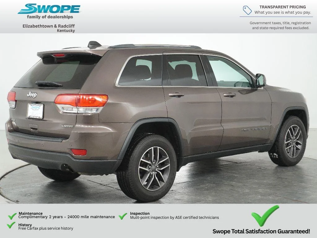 Used 2019 Walnut Brown Metallic Clearcoat Jeep Laredo E image 6