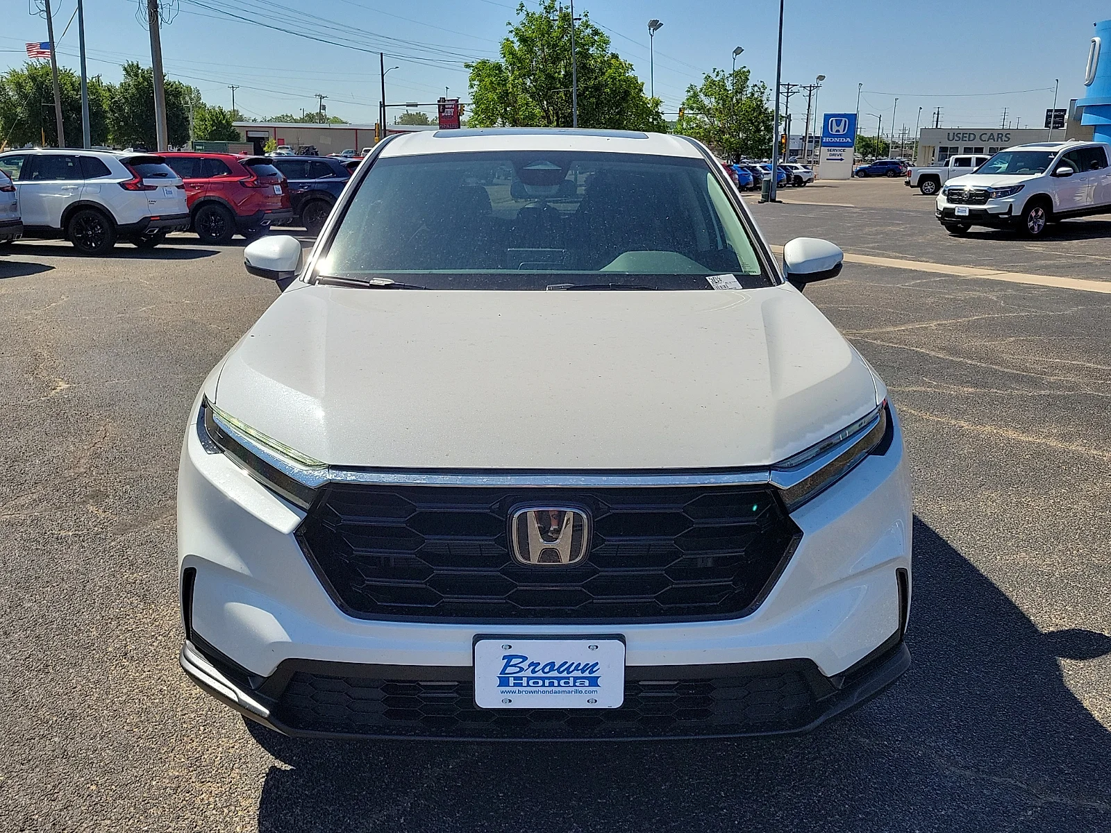 New 2026 Platinum White Pearl Honda EX AWD image 3