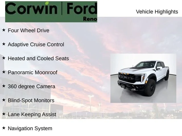 Used 2024 Oxford White Ford Raptor image 7
