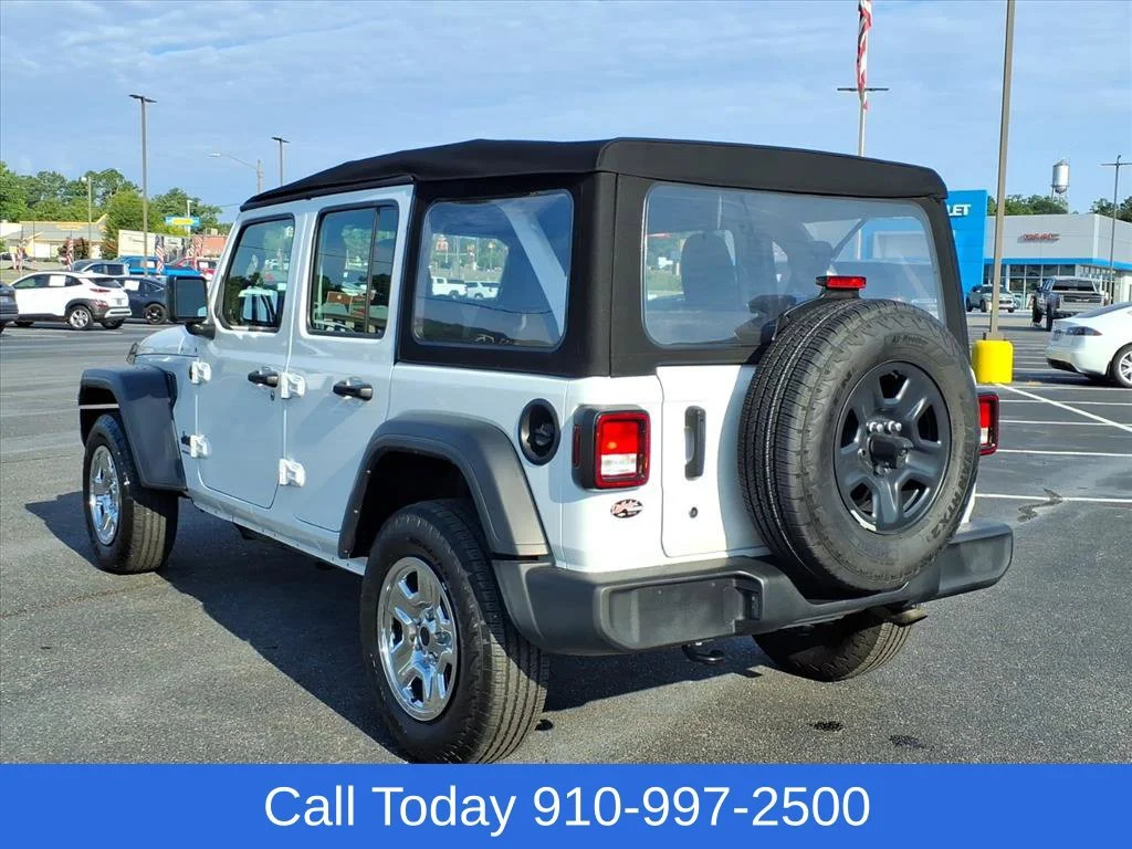 Used 2024 White Jeep 4-Door Sport 4x4 image 6
