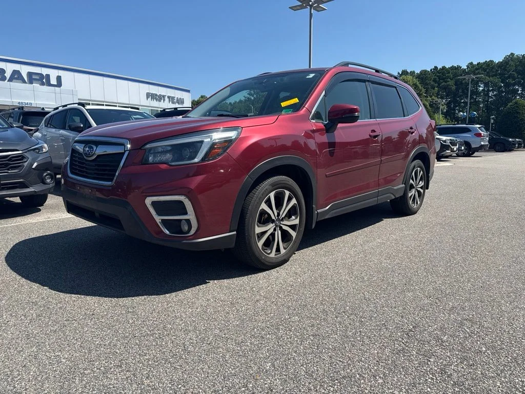 Used 2021 Red Subaru Limited image 2