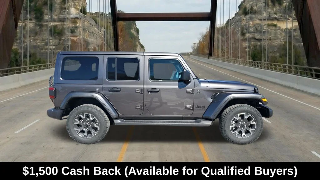 New 2026 Granite Crystal Metallic Clear-Coat Exterior Paint Jeep Sahara image 13