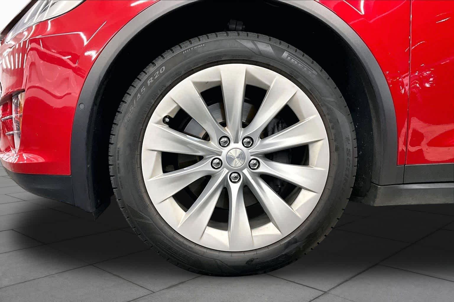 Used 2020 Red Multi-Coat Tesla Long Range Plus image 10