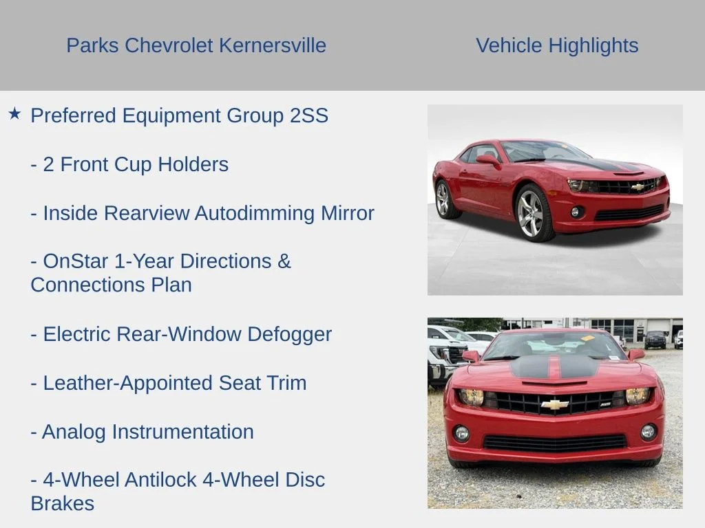 Used 2010 Victory Red Chevrolet 2SS image 11