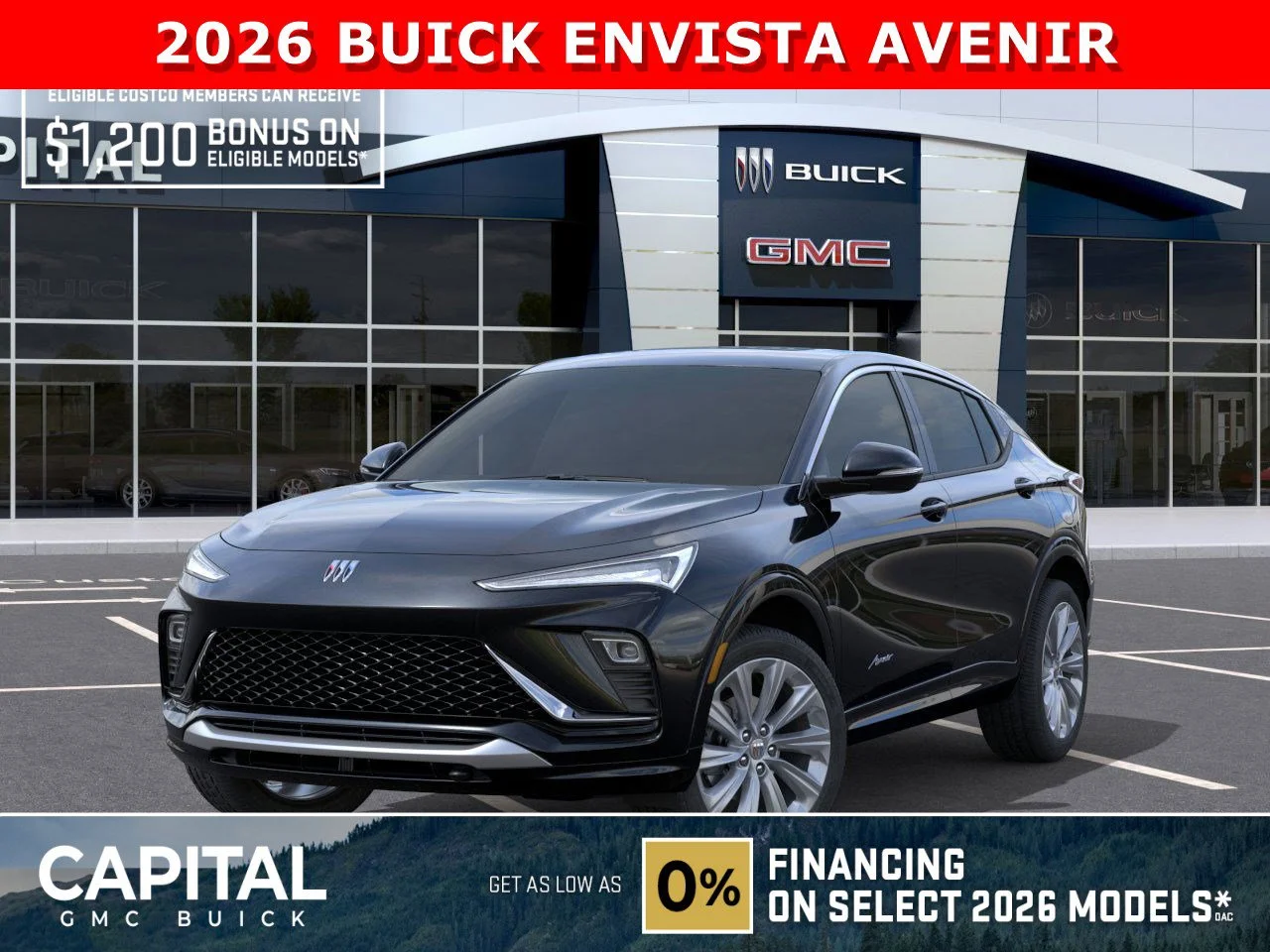 New 2026 EBONY TWILIGHT METALLIC Buick Avenir image 1